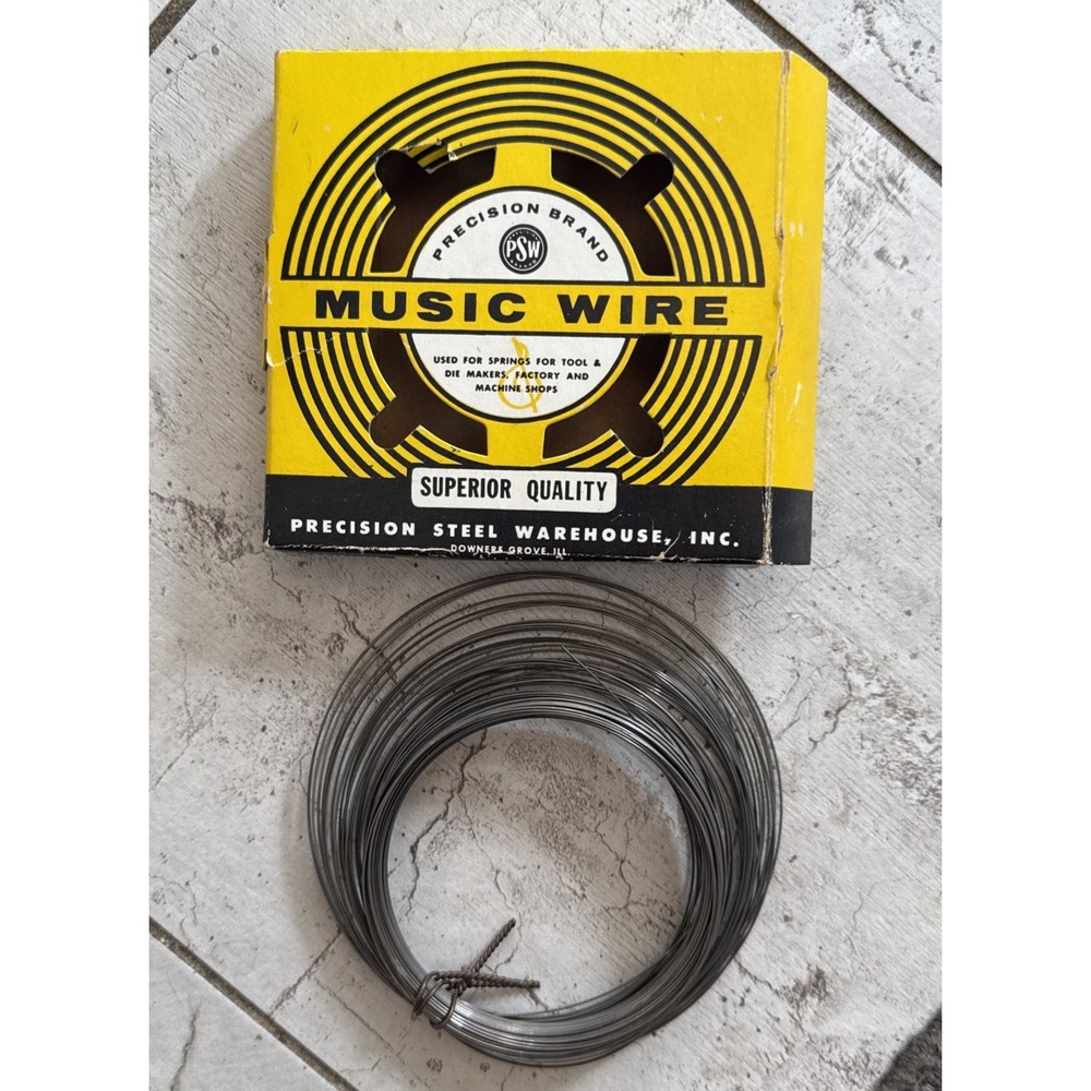 Precision Brand AuthenticMusic Wire  .029" Diameter -12 gauge- Superior Quality